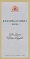 BENSON & HEDGES 100'S DELUXE ULTRA LIGHTS