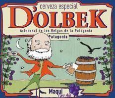 Cerveza especial D'OLBEK Artesanal de los Belgas de la Patagonia Patagonia Maqui Tipo Ale