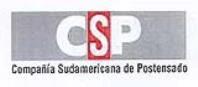 CSP COMPAÑIA SUDAMERICANA DE POSTENSADO