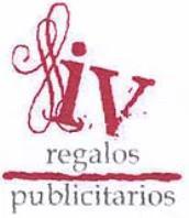 IV REGALOS PUBLICITARIOS