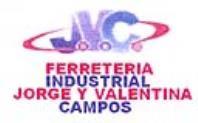 J.V.C. FERRETERIA INDUSTRIAL JORGE Y VALENTINA CAMPOS
