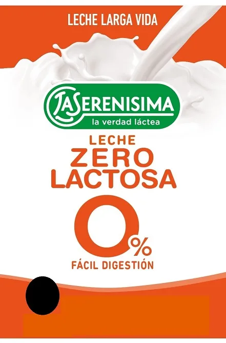 LA SERENISIMA LA VERDAD LÁCTEA LECHE ZERO LACTOSA 0% FÁCIL DIGESTIÓN