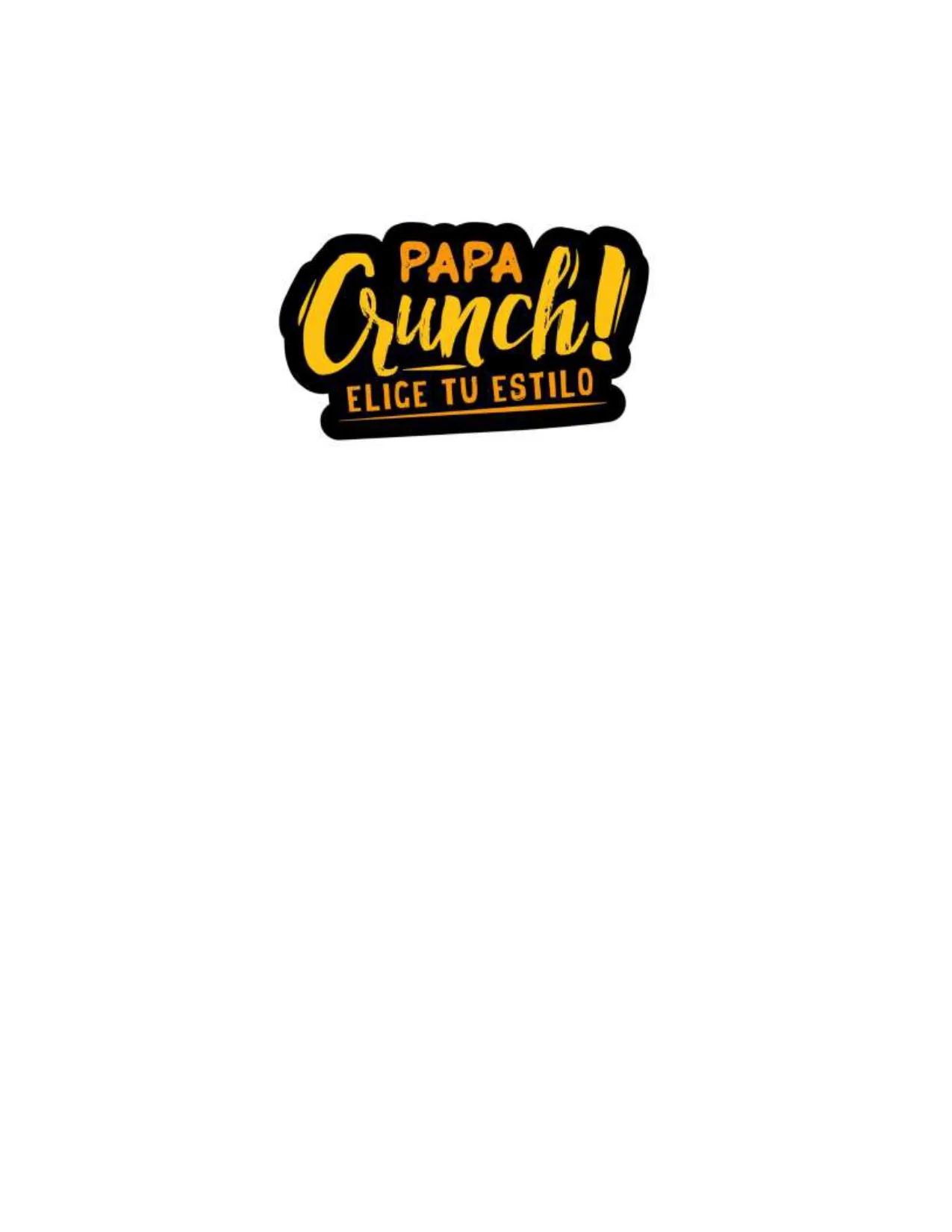 PAPA CRUNCH ELIJE TU ESTILO