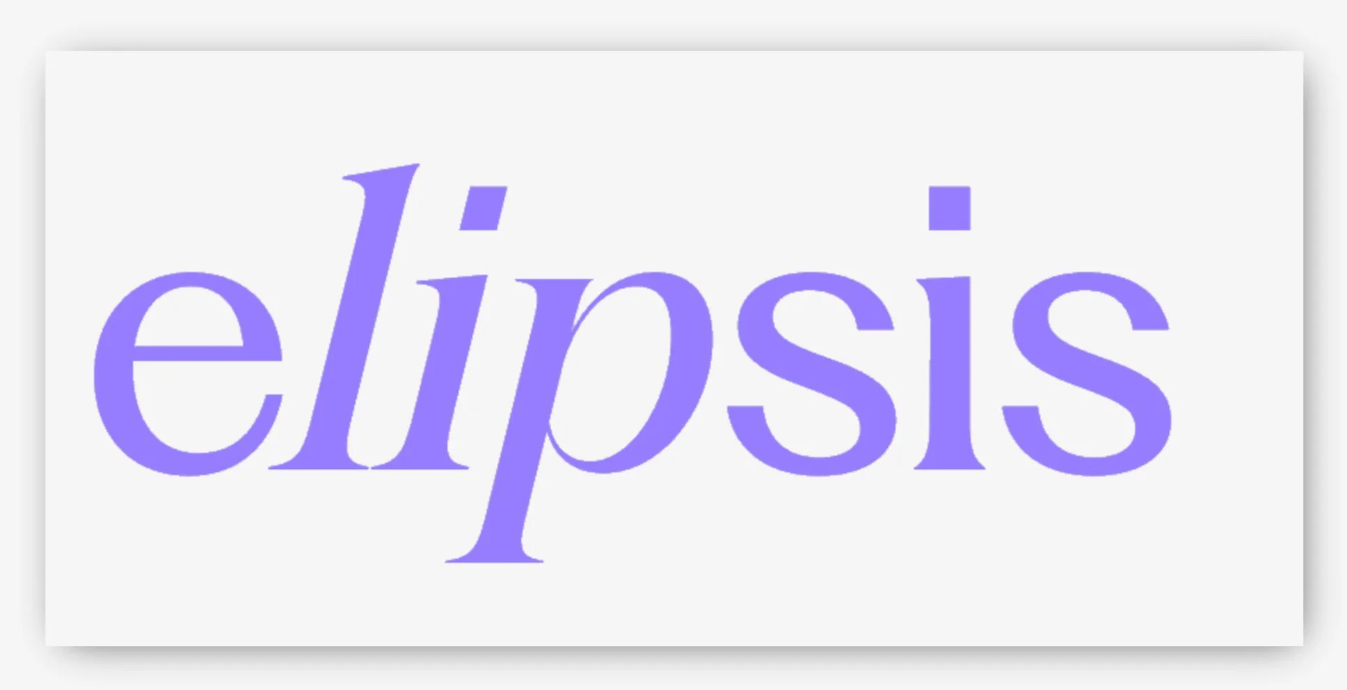 Elipsis
