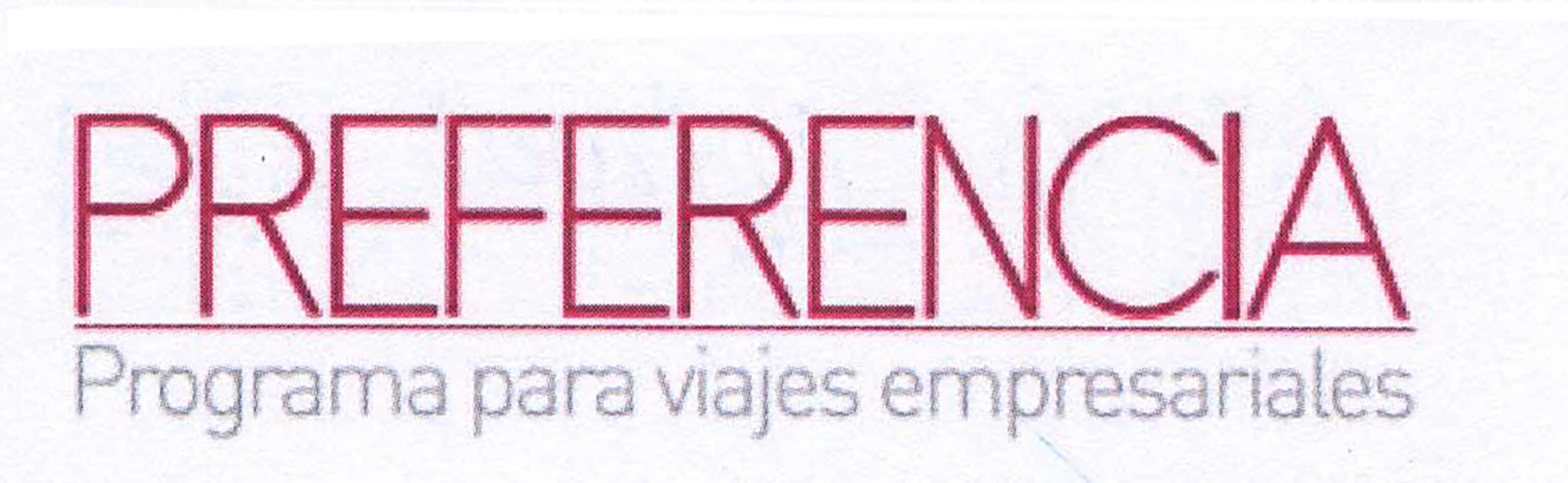 PREFERENCIA PROGRAMA PARA VIAJES EMPRESARIALES