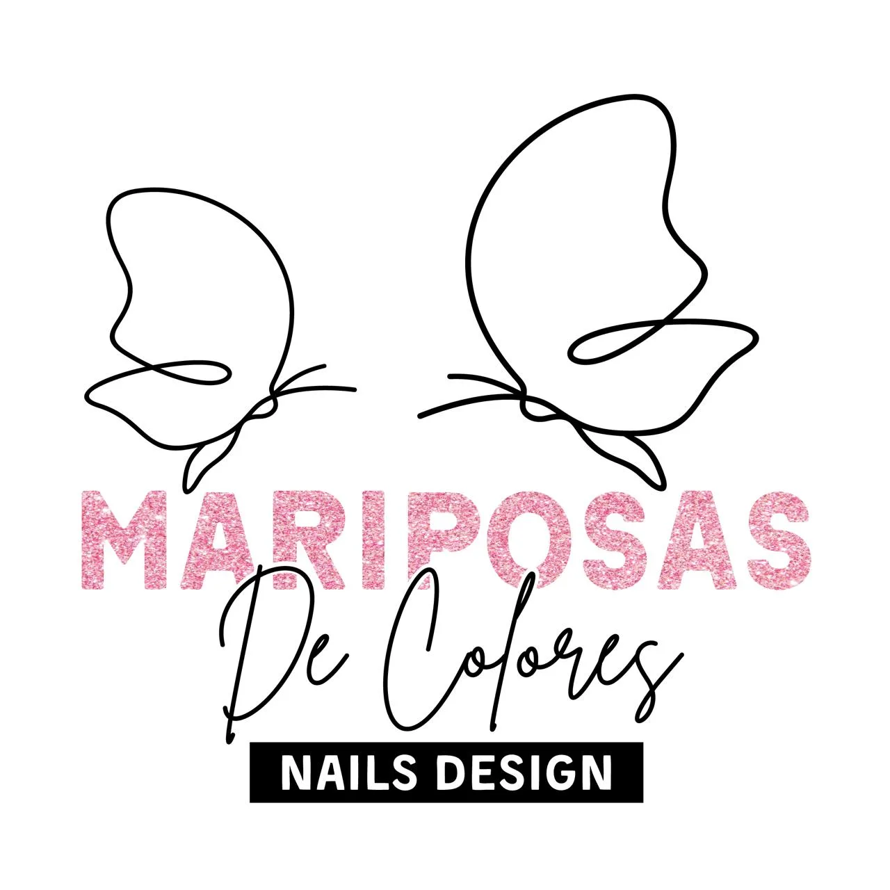 Mariposas de Colores Nails Design