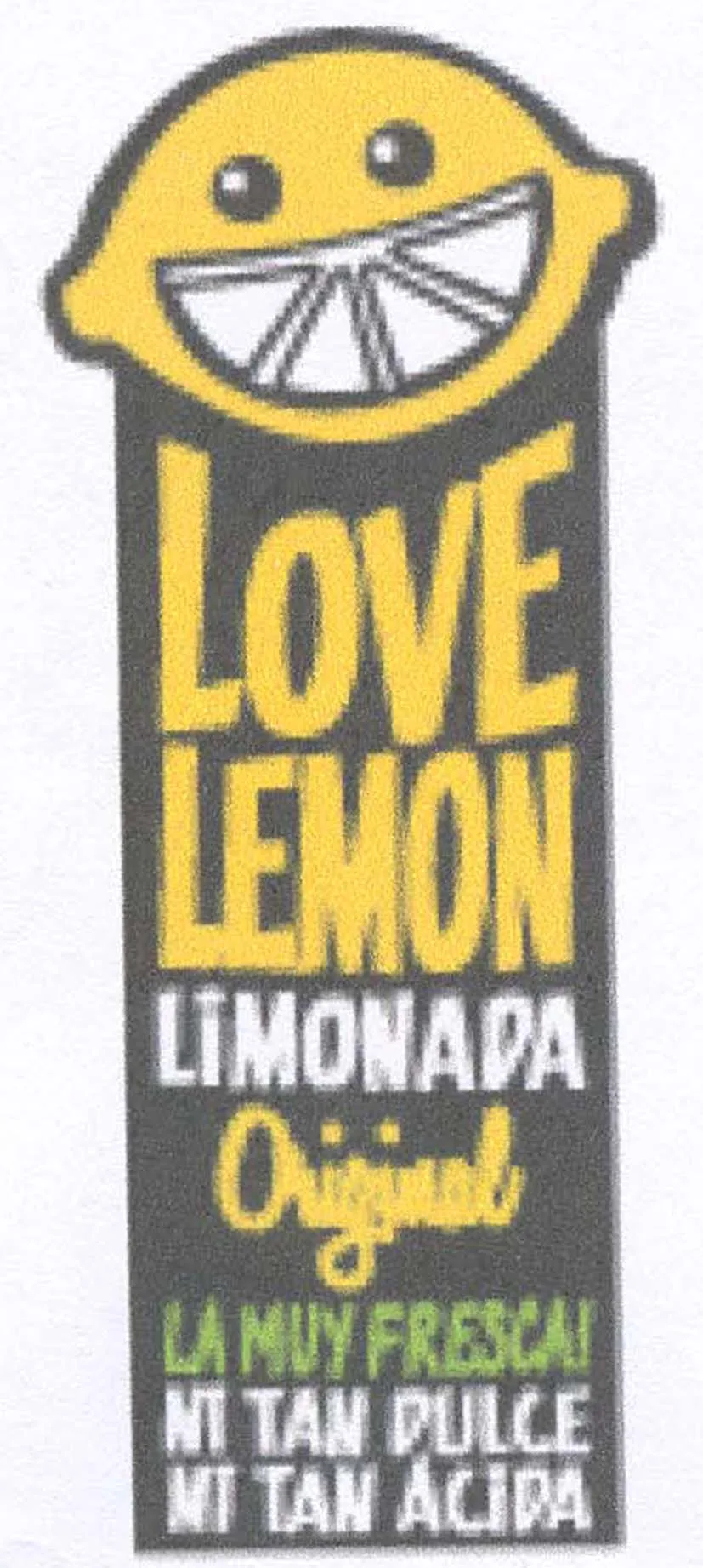 LOVELEMON LIMONADA ORIGINAL LA MUY FRESCA NI TAN DULCE NI TAN ACIDA