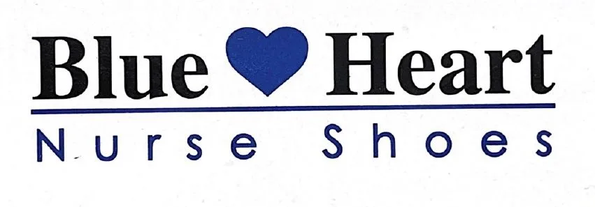 BLUE HEART NURSE SHOES