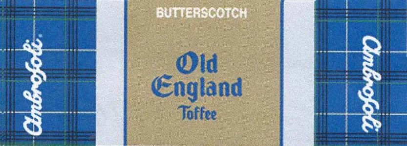 AMBROSOLI OLD ENGLAND TOFFEE BUTTERSCOTCH