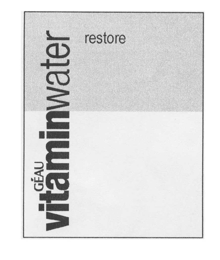 GEAU VITAMINWATER RESTORE