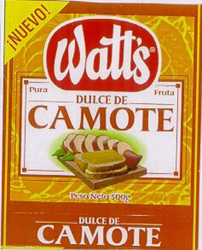DULCE DE CAMOTE WATT'S