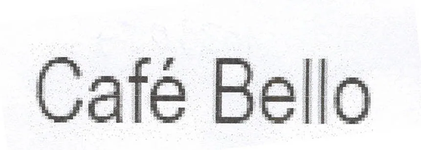 CAFE BELLO