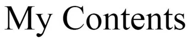 My Contents