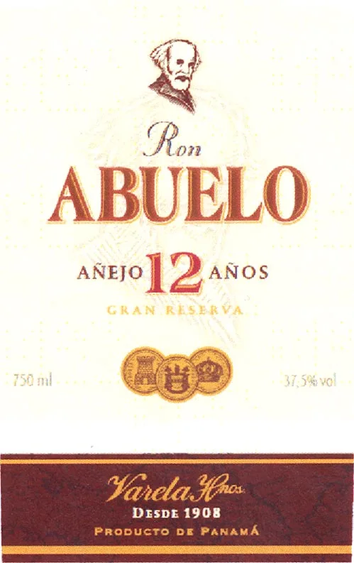RON ABUELO AÑEJO 12 AÑOS GRAN RESERVA VARELA HNOS