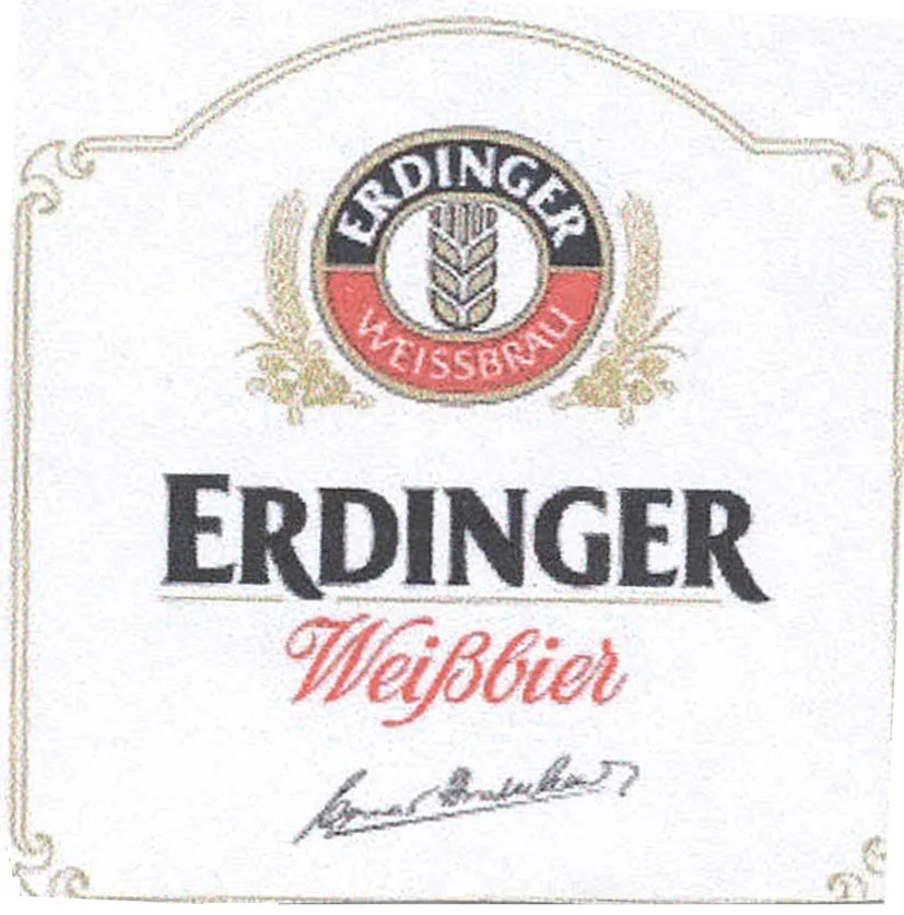 ERDINGER WEISSBRÄU ERDINGER WEIBBIER