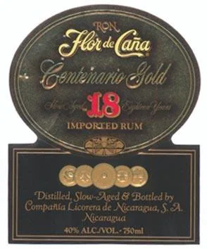 FLOR DE CAÑA CENTENARIO GOLD
