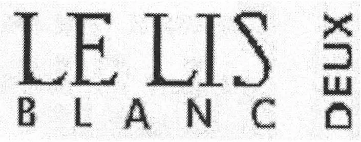 LE LIS BLANC DEUX