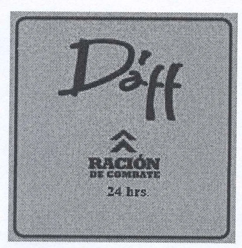 DAFF RACION DE COMBATE 24 HRS.