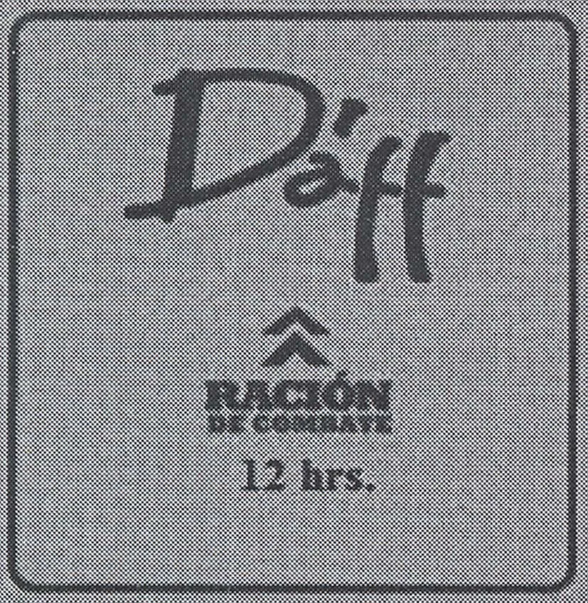 DAFF RACION DE COMBATE 12 HORAS