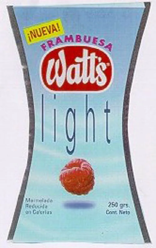 MERMELADA DE FRAMBUESA LIGHT DE WATT'S