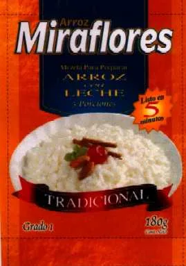 ARROZ MIRAFLORES ARROZ CON LECHE