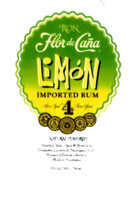 FLOR DE CAÑA LIMON