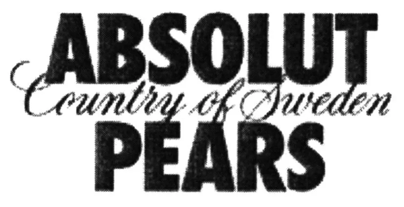 ABSOLUT COUNTRY OF SWEDEN PEARS