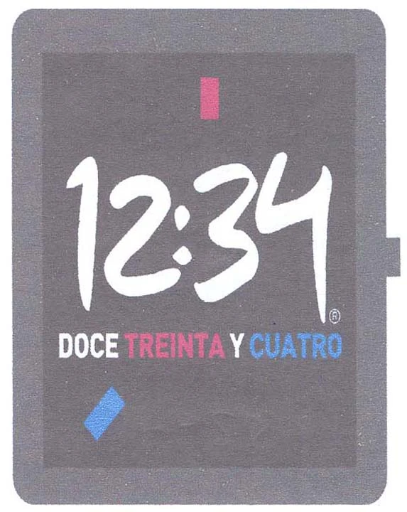 12:34 DOCE TREINTA Y CUATRO