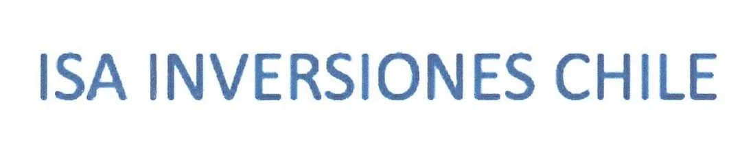 "ISA INVERSIONES CHILE"