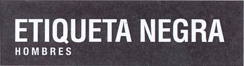 ETIQUETA NEGRA