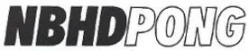 NBHDPONG