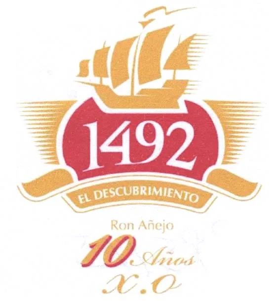 1492 EL DESCUBRIMIENTO RON AÑEJO 10 AÑOS X.O.