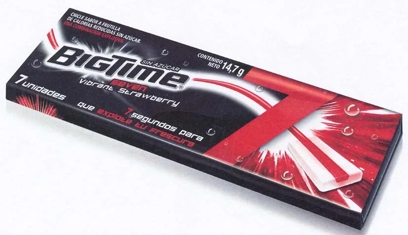BIGTIME SEVEN VIBRANE STRAWBERRY 7