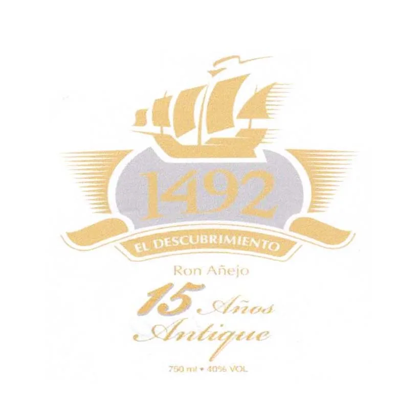 1492 EL DESCUBRIMIENTO RON AÑEJO 15 AÑOS ANTIQUE