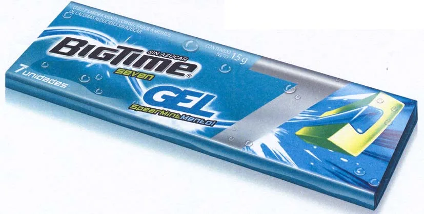 BIGTIME SEVEN GEL SPEARMINTMENTOL 7