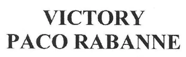 VICTORY PACO RABANNE