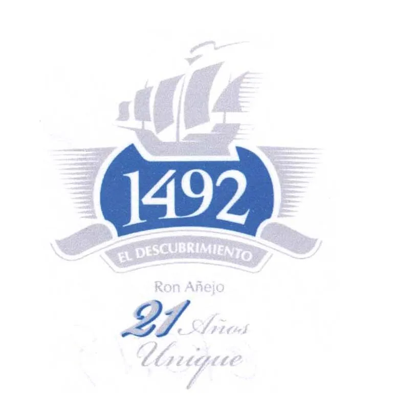 1492 EL DESCUBRIMIENTO RON AÑEJO 21 AÑOS UNIQUE