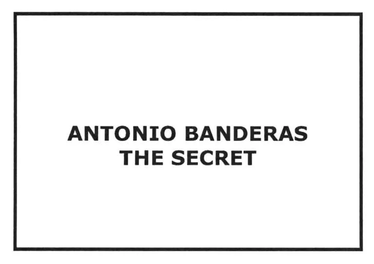 ANTONIO BANDERAS THE SECRET