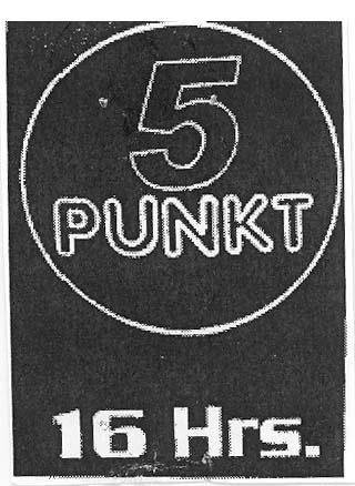 5 PUNKT 16 HRS.