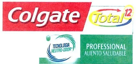 COLGATE TOTAL 12 PROFESSIONAL ALIENTO SALUDABLE TECNOLOGIA NEUTRO-ODOR