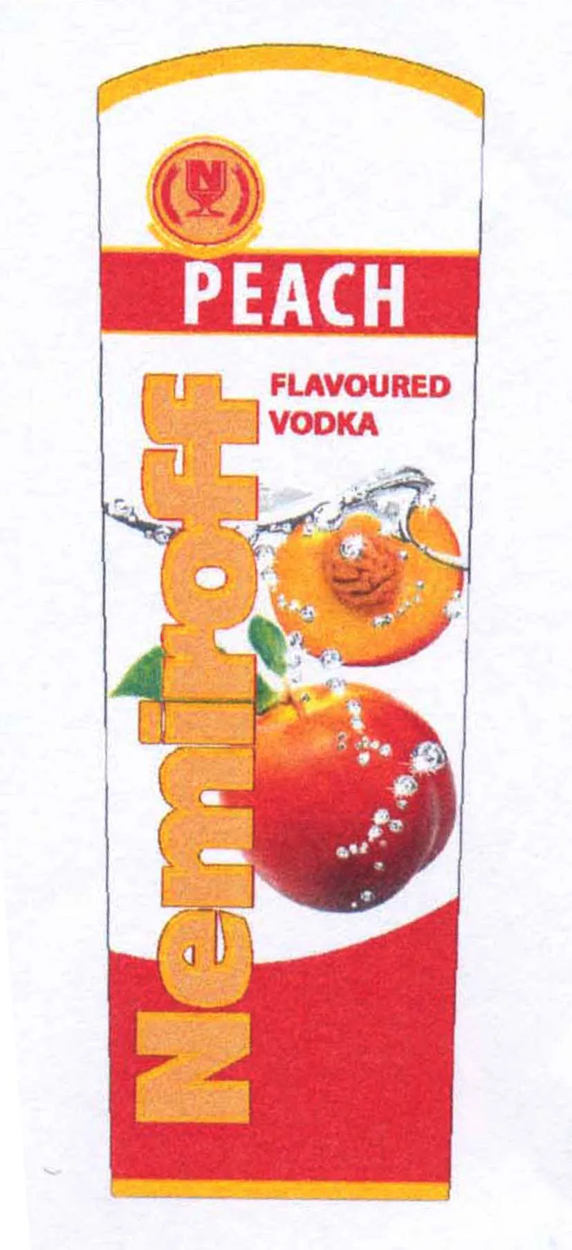 NEMIROFF PEACH FLAVOURED VODKA