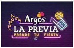 Argos LA PREVIA PRENDE TU FIESTA