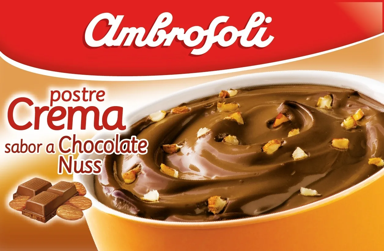 AMBROSOLI POSTRE CREMA SABOR A CHOCOLATE NUSS