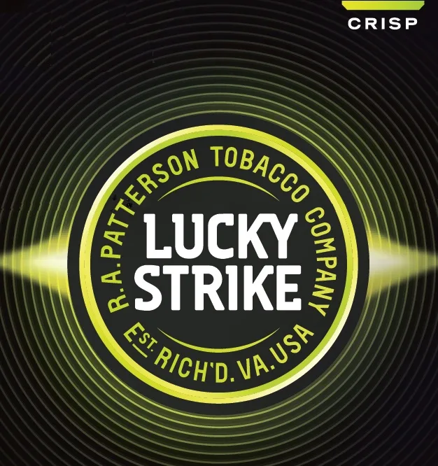 LUCKY STRIKE R.A. PATTERSON TOBACCO COMPANY EST RICH'D. V.A. USA CRISP