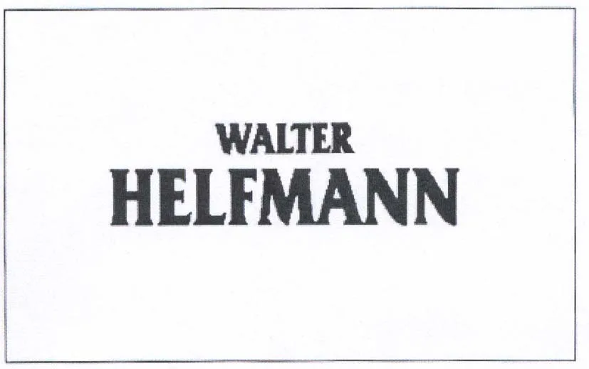 WALTER HELFMANN