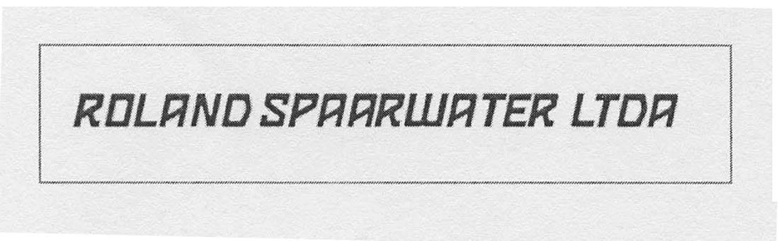 ROLAND SPAARWATER LTDA