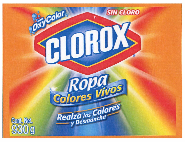 CLOROX ROPA COLORES VIVOS