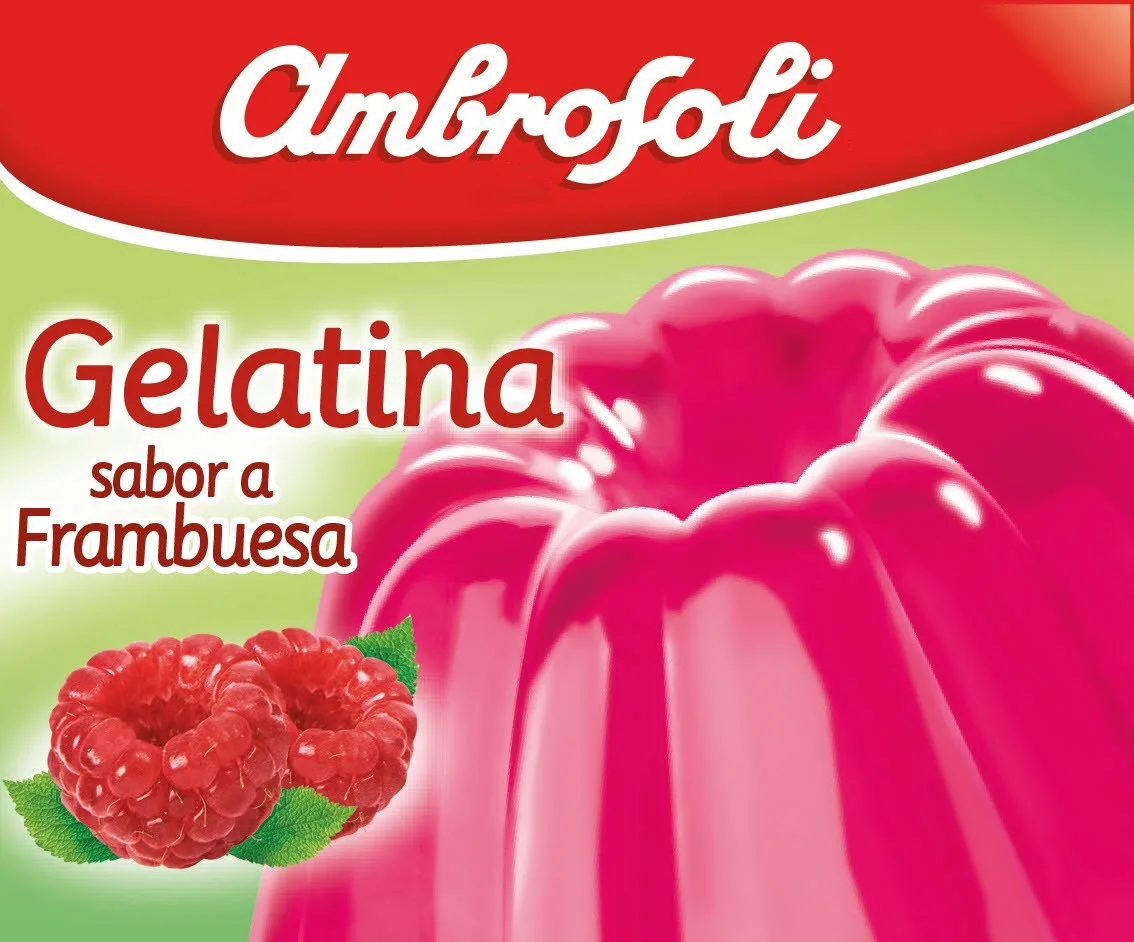 AMBROSOLI GELATINA SABOR A FRAMBUESA