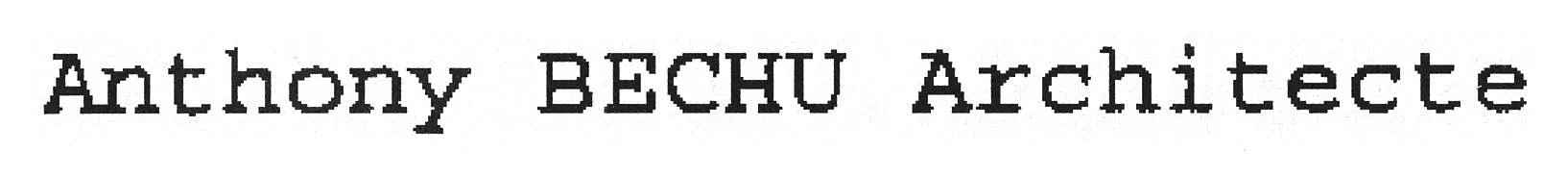 ANTHONY BECHU ARCHITECTE