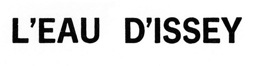 L'EAU D'ISSEY